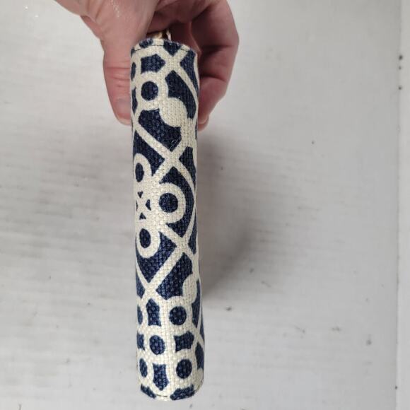 Spartina 449 Sailor's Watch Island Leather Linen Patterned Nautical Coin Purse - Picture 8 of 8